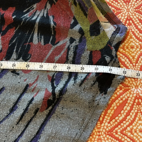 Parsley and sage, abstract, asymmetrical tunic size XL gently used condition - Picture 5 of 8